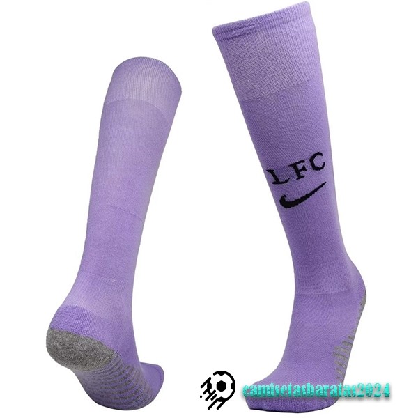 Replicas Calcetines Portero Liverpool 2022 2023 Purpura