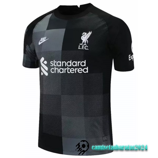 Replicas Camiseta Portero Liverpool 2021 2022 Negro