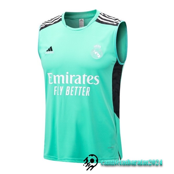 Replicas Camiseta Sin Mangas Real Madrid 2022 2023 Verde Negro