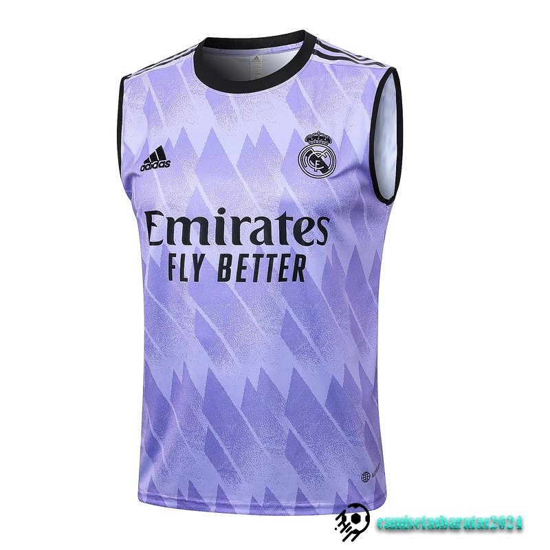 Replicas Camiseta Sin Mangas Real Madrid 2023 2024 Purpura