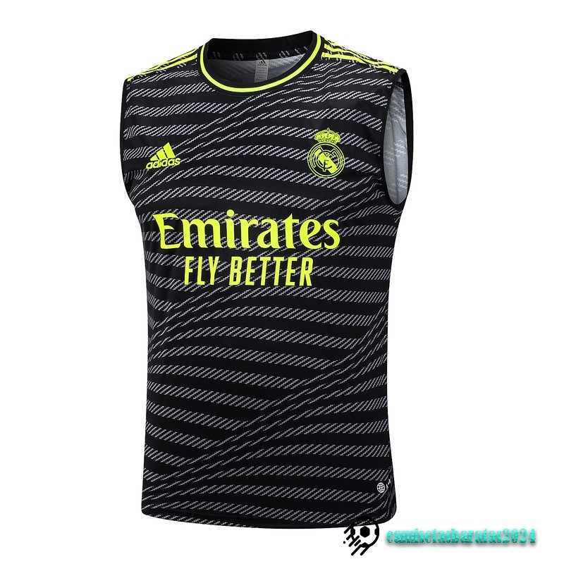 Replicas Camiseta Sin Mangas Real Madrid 2023 2024 Verde Gris