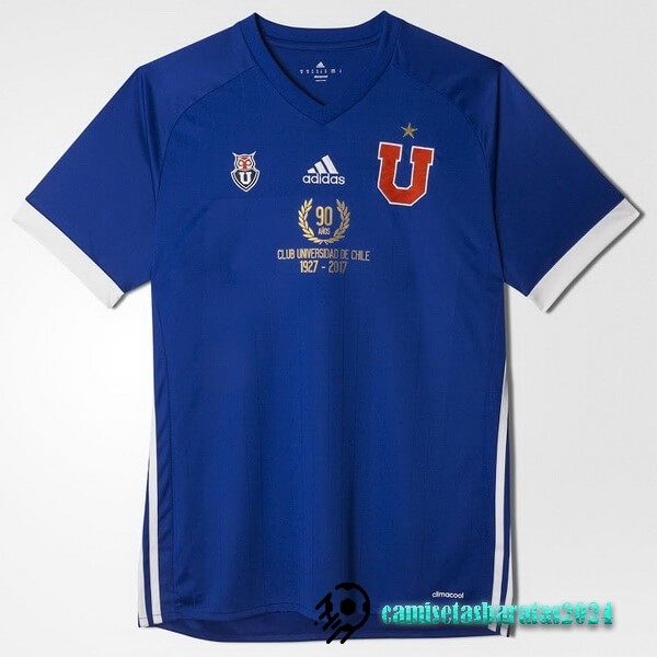 Replicas Casa 90th Camiseta Universidad De Chile 1927 2017 Azul