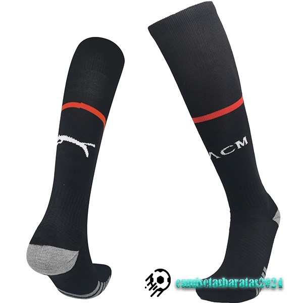 Replicas Casa Calcetines AC Milan 2022 2023 Negro