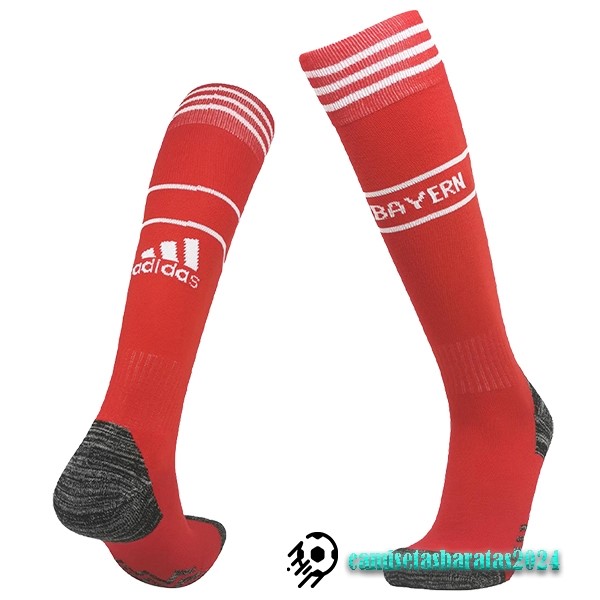 Replicas Casa Calcetines Bayern Múnich 2022 2023 Rojo