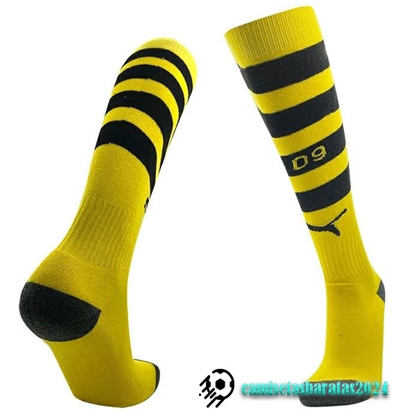 Replicas Casa Calcetines Borussia Dortmund 2023 2024 Amarillo