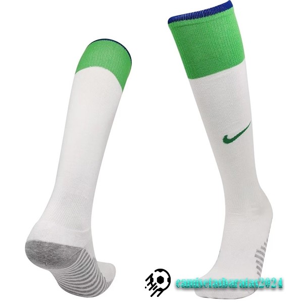 Replicas Casa Calcetines Brasil 2022 Blanco