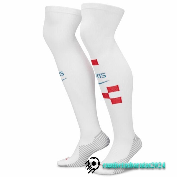 Replicas Casa Calcetines Croacia 2022 Blanco