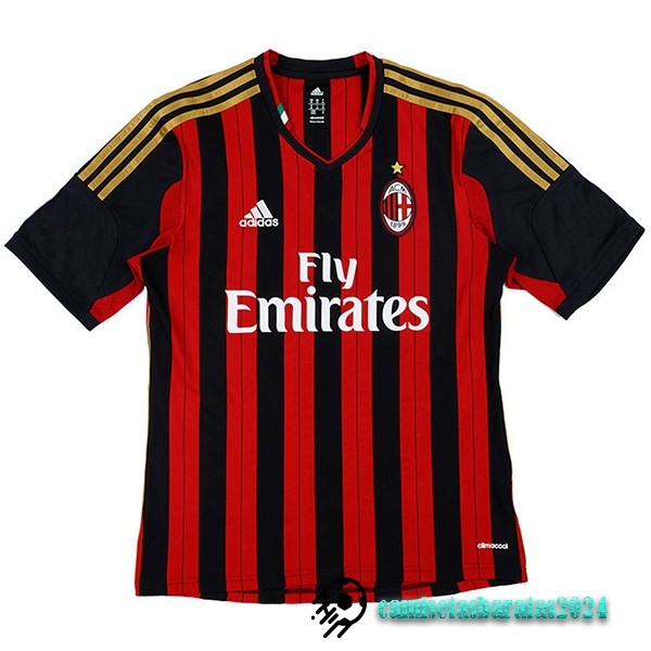 Replicas Casa Camiseta AC Milan Retro 2013 2014 Rojo