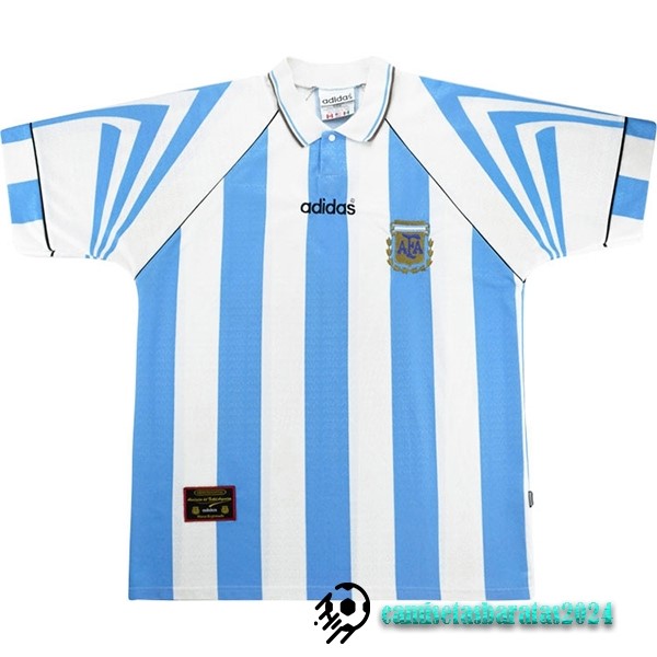 Replicas Casa Camiseta Argentina Retro 1996 Azul