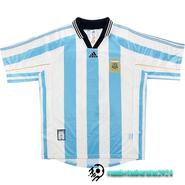 Replicas Casa Camiseta Argentina Retro 1998 Azul