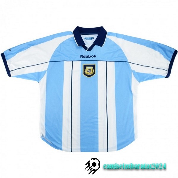 Replicas Casa Camiseta Argentina Retro 2000 Azul