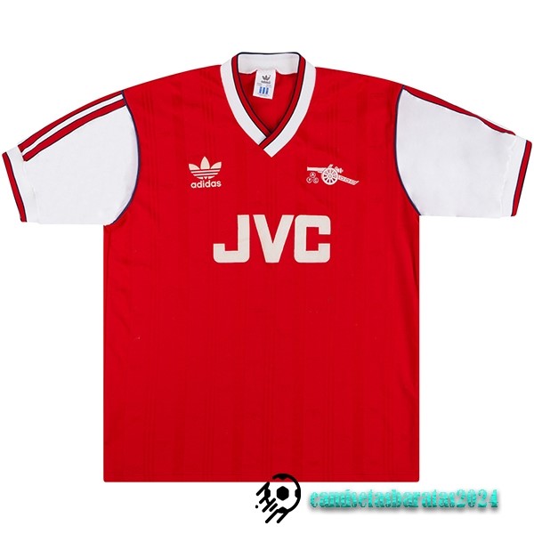 Replicas Casa Camiseta Arsenal Retro 1986 1988 Rojo