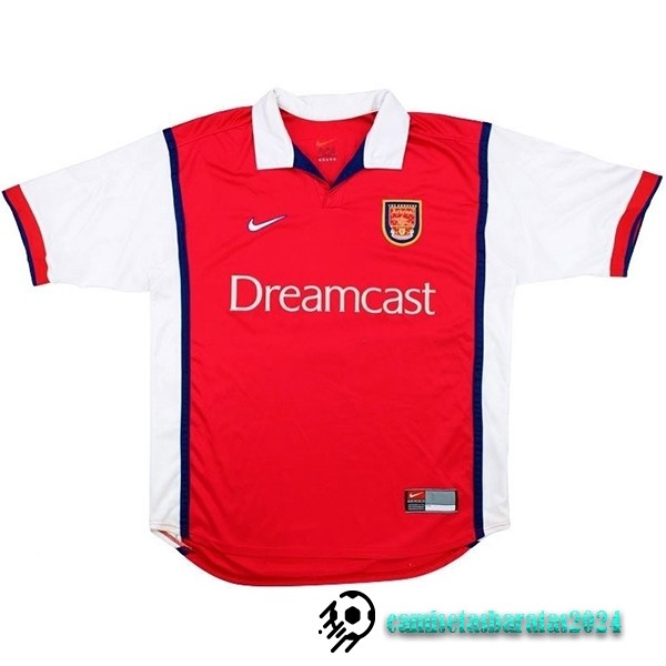 Replicas Casa Camiseta Arsenal Retro 1999 2000 Rojo