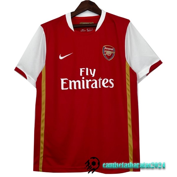 Replicas Casa Camiseta Arsenal Retro 2006 2008 Rojo