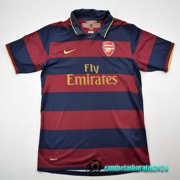 Replicas Casa Camiseta Arsenal Retro 2007 2008 Rojo