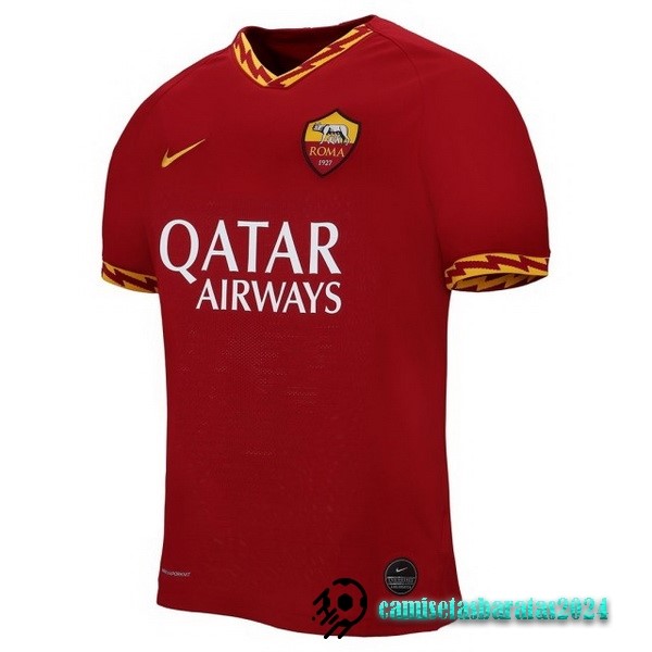 Replicas Casa Camiseta As Roma Retro 2019 2020 Rojo