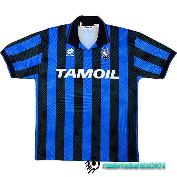 Replicas Casa Camiseta Atalanta Retro 1991 1993 Azul