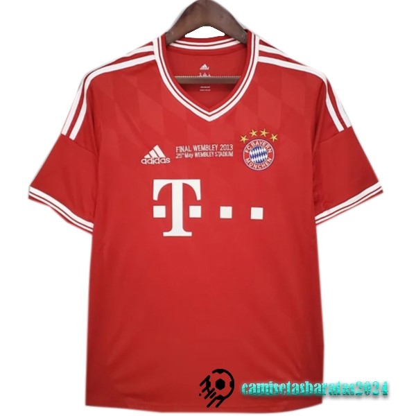 Replicas Casa Camiseta Bayern Múnich Retro 2013 2014 I Rojo