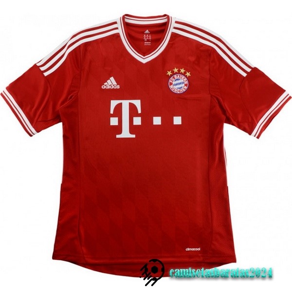 Replicas Casa Camiseta Bayern Múnich Retro 2013 2014 Rojo