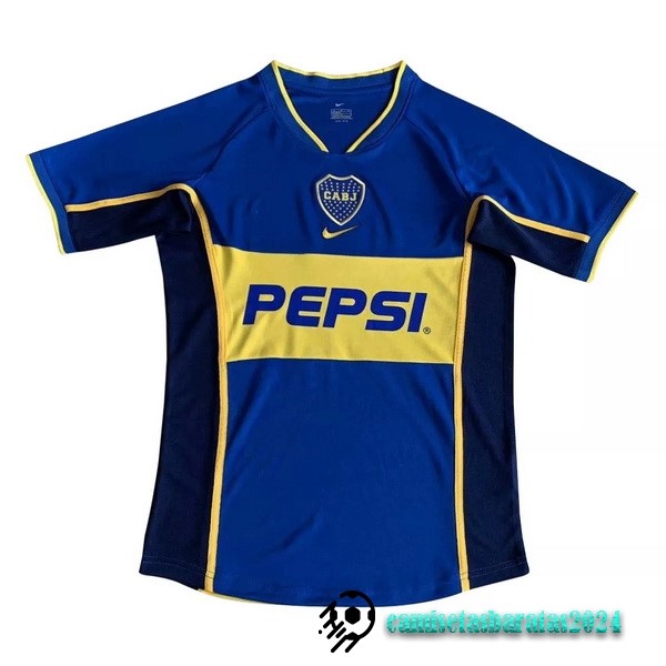 Replicas Casa Camiseta Boca Juniors Retro 2002 Azul
