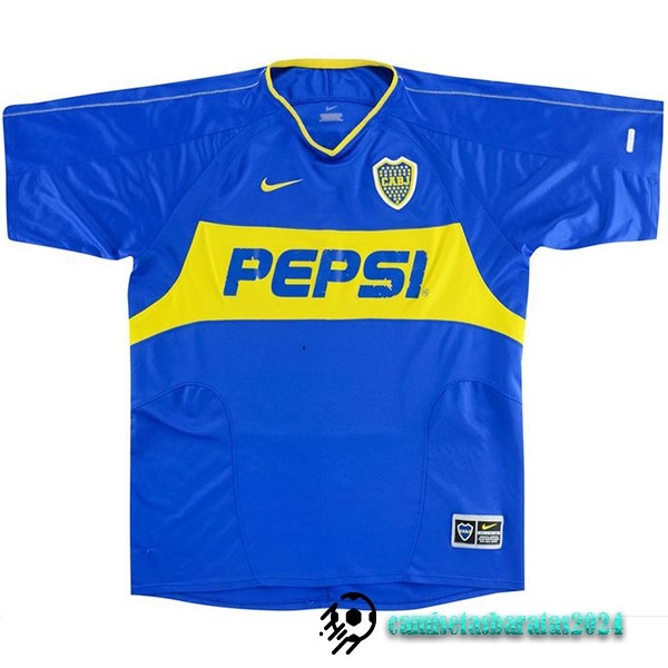 Replicas Casa Camiseta Boca Juniors Retro 2003 2004 Azul