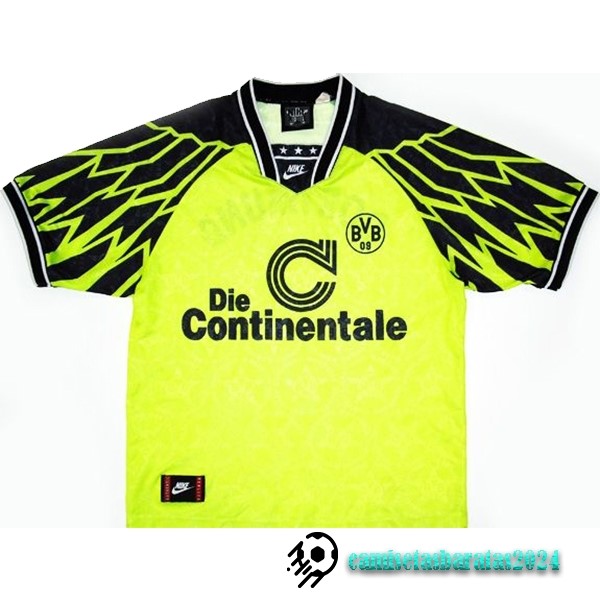 Replicas Casa Camiseta Borussia Dortmund Retro 1994 1995 Amarillo