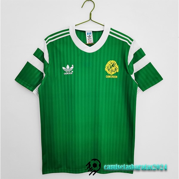 Replicas Casa Camiseta Camerún Retro 1990 Verde