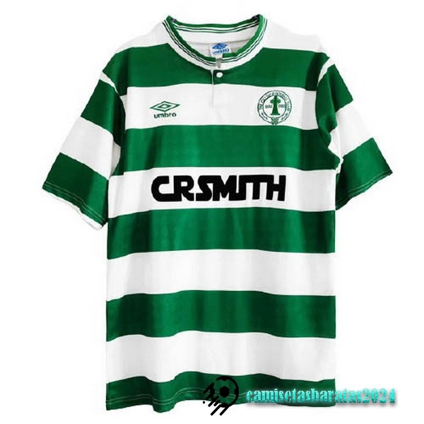 Replicas Casa Camiseta Celtic Retro 1888 1988 Verde