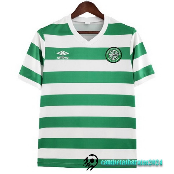 Replicas Casa Camiseta Celtic Retro 1980 1981 Verde