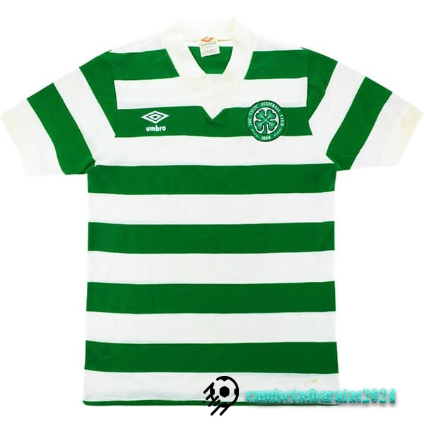 Replicas Casa Camiseta Celtic Retro 1980 1982 Verde