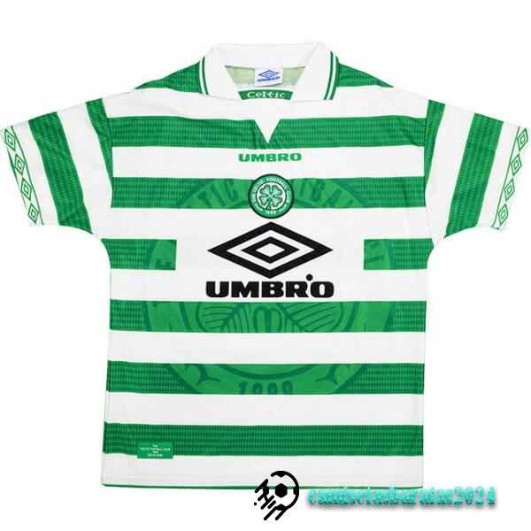 Replicas Casa Camiseta Celtic Retro 1997 1999 Verde