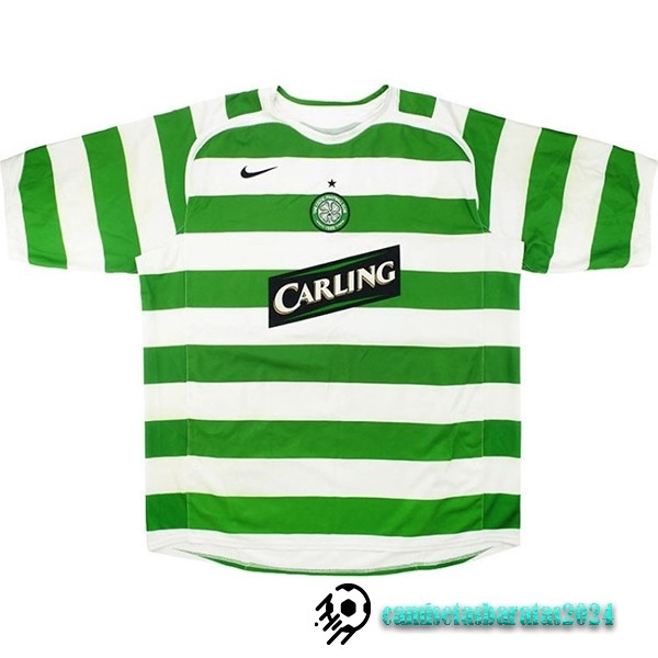 Replicas Casa Camiseta Celtic Retro 2005 2006 Verde