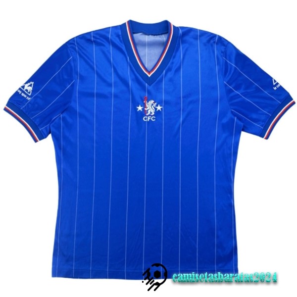Replicas Casa Camiseta Chelsea Retro 1981 1983 Azul