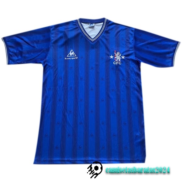 Replicas Casa Camiseta Chelsea Retro 1985 1987 Azul
