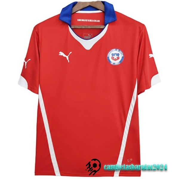 Replicas Casa Camiseta Chile Retro 2004 Rojo