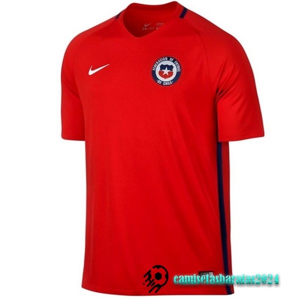 Replicas Casa Camiseta Chile Retro 2016 Rojo