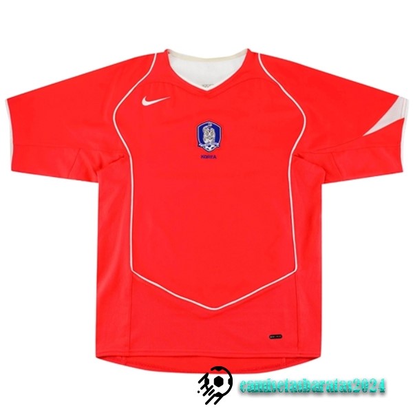 Replicas Casa Camiseta Corea Retro 2004 2006 Rojo