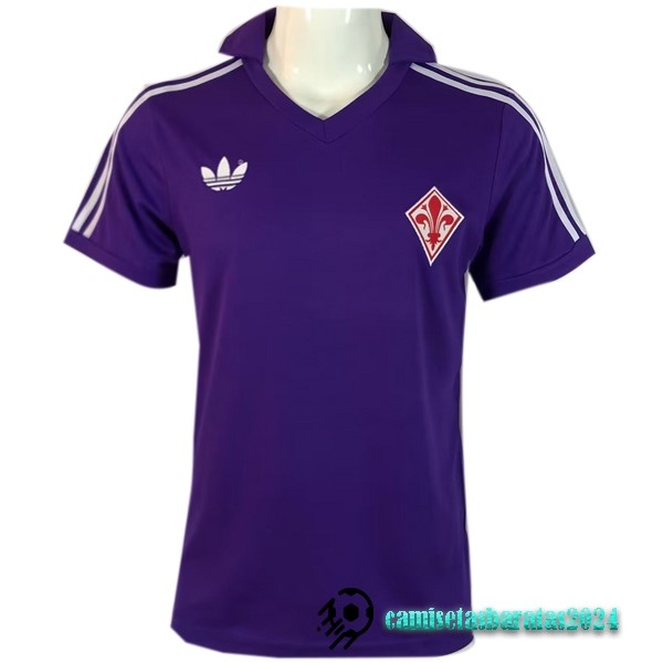 Replicas Casa Camiseta Fiorentina Retro 1979 1980 Purpura