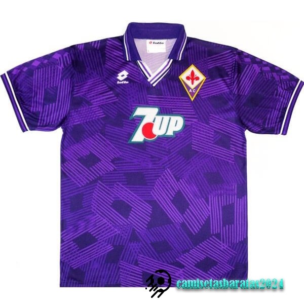 Replicas Casa Camiseta Fiorentina Retro 1992 1993 Purpura