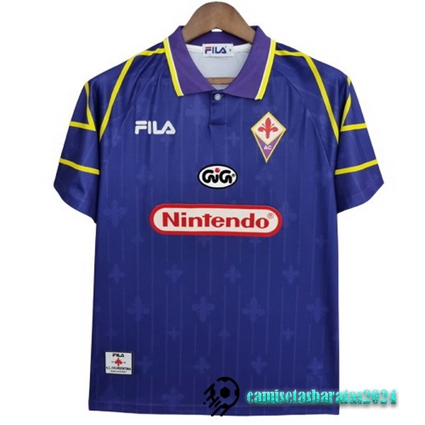 Replicas Casa Camiseta Fiorentina Retro 1997 1998 Purpura