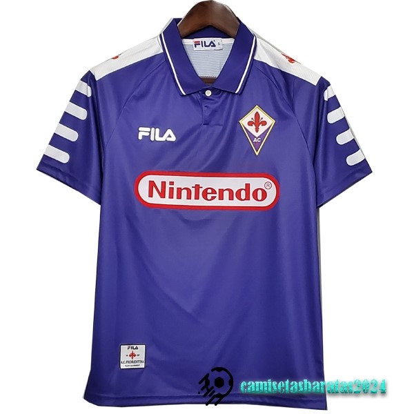Replicas Casa Camiseta Fiorentina Retro 1998 1999 Purpura
