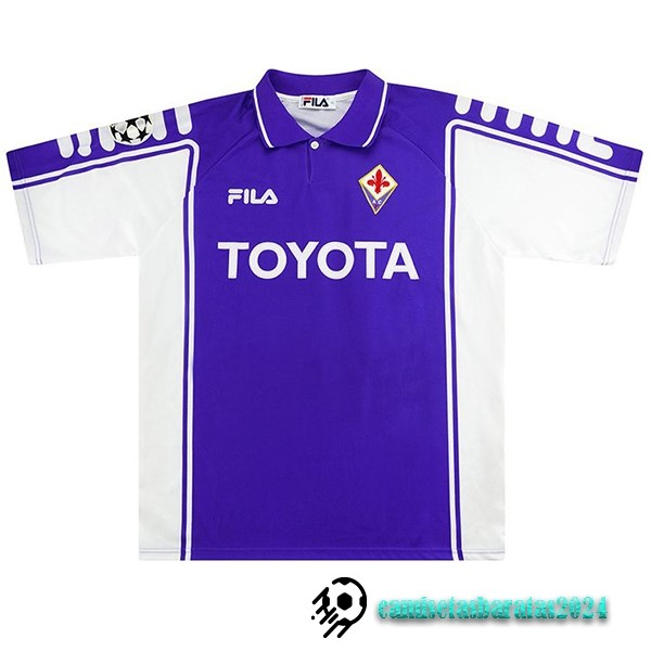 Replicas Casa Camiseta Fiorentina Retro 1999 2000 Purpura