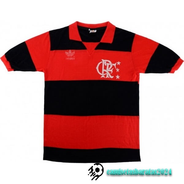 Replicas Casa Camiseta Flamengo Retro 1982 Rojo