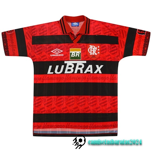 Replicas Casa Camiseta Flamengo Retro 1995 1996 Rojo