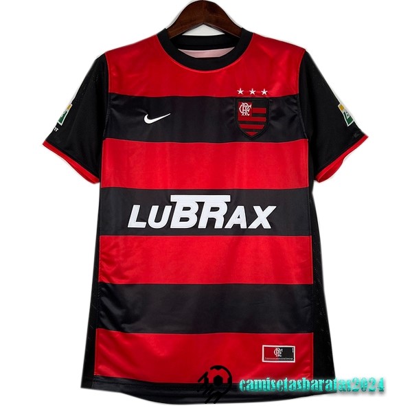 Replicas Casa Camiseta Flamengo Retro 2000 2001 Rojo