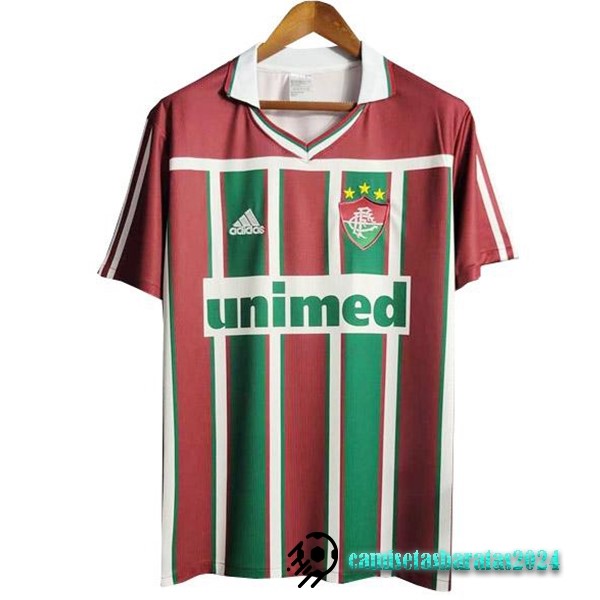 Replicas Casa Camiseta Fluminense Retro 2002 2003 Rojo