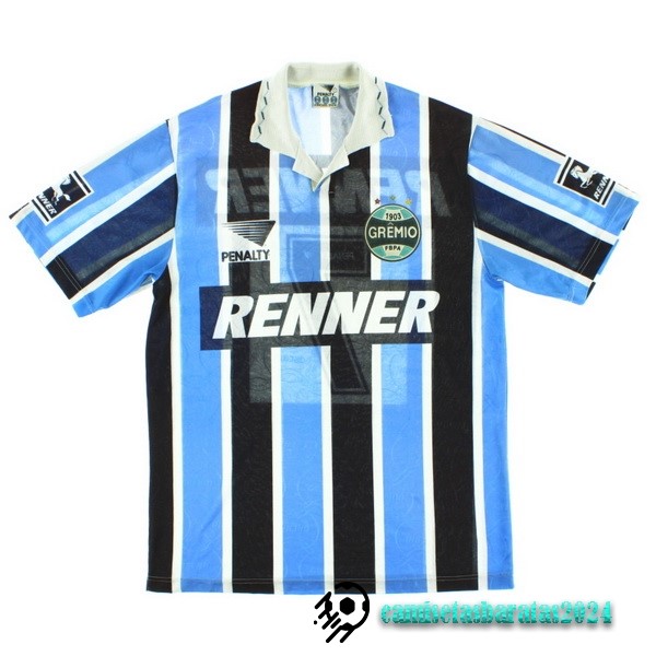 Replicas Casa Camiseta Grêmio Retro 1995 Azul