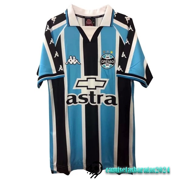 Replicas Casa Camiseta Grêmio Retro 2000 Azul