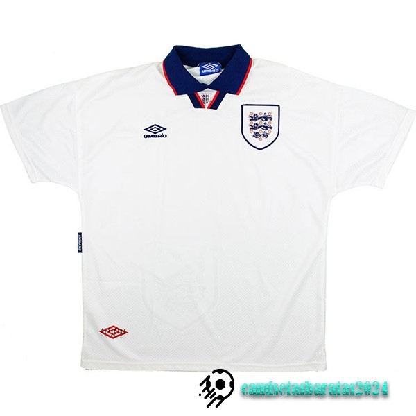 Replicas Casa Camiseta Inglaterra Retro 1994 Blanco