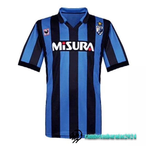 Replicas Casa Camiseta Inter Milán Retro 1988 1989 Azul